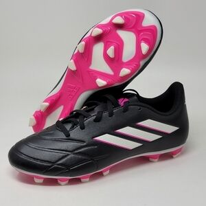 Adidas Copa Pure.4 FxG Soccer Cleats Black Pink GY9081 Mens Sz 5 Women's 6 New